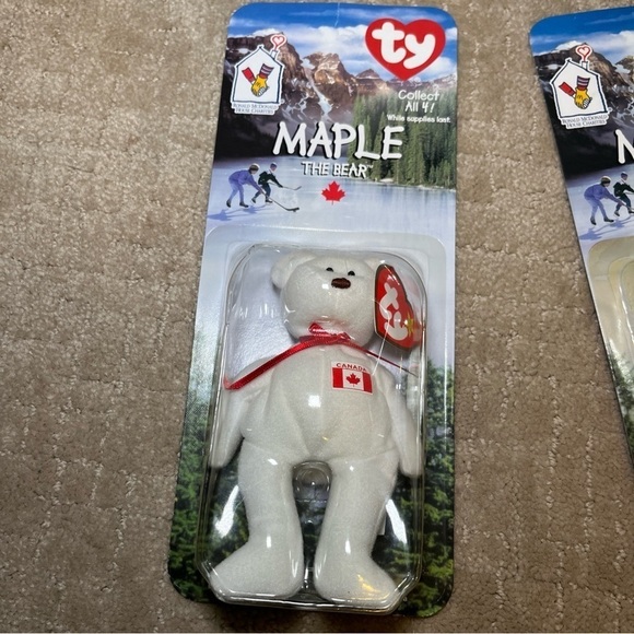 Set of three vintage 1990s beanie baby bears from McDonald’s - Picture 7 of 8